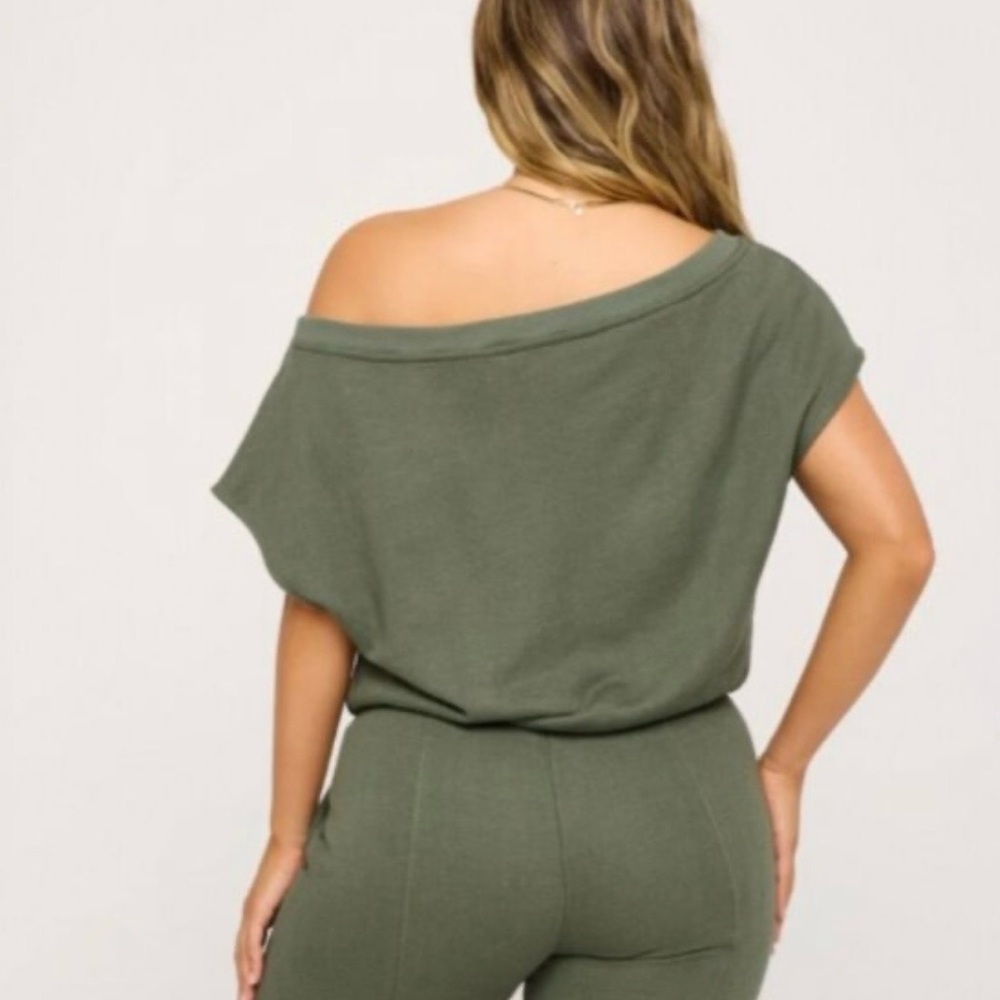 NWT Spiritual Gangster Shelly Off the Shoulder Jumpsuit | Size Large - Picture 3 of 12